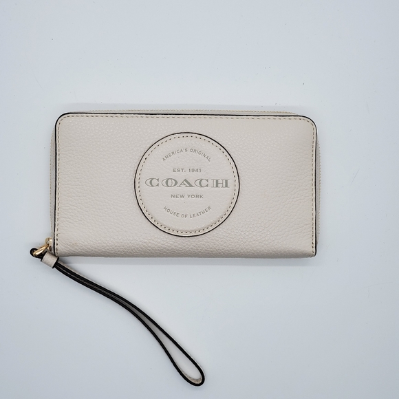 Coach Wallet Leather Zip Around New - Picture 4 of 9